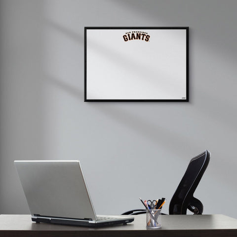 San Francisco Giants: Wordmark - Framed Dry Erase Wall Sign - The Fan-Brand