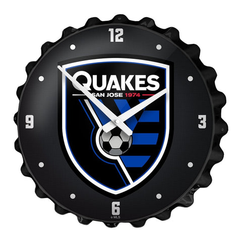 San Jose Earthquakes: Bottle Cap Wall Clock - The Fan-Brand