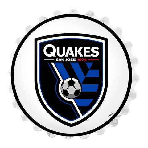 San Jose Earthquakes: Bottle Cap Wall Light - The Fan-Brand