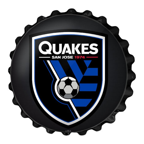 San Jose Earthquakes: Bottle Cap Wall Sign - The Fan-Brand