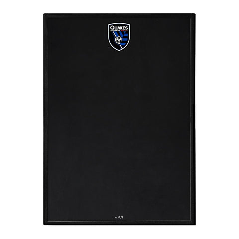 San Jose Earthquakes: Framed Chalkboard Wall Sign - The Fan-Brand