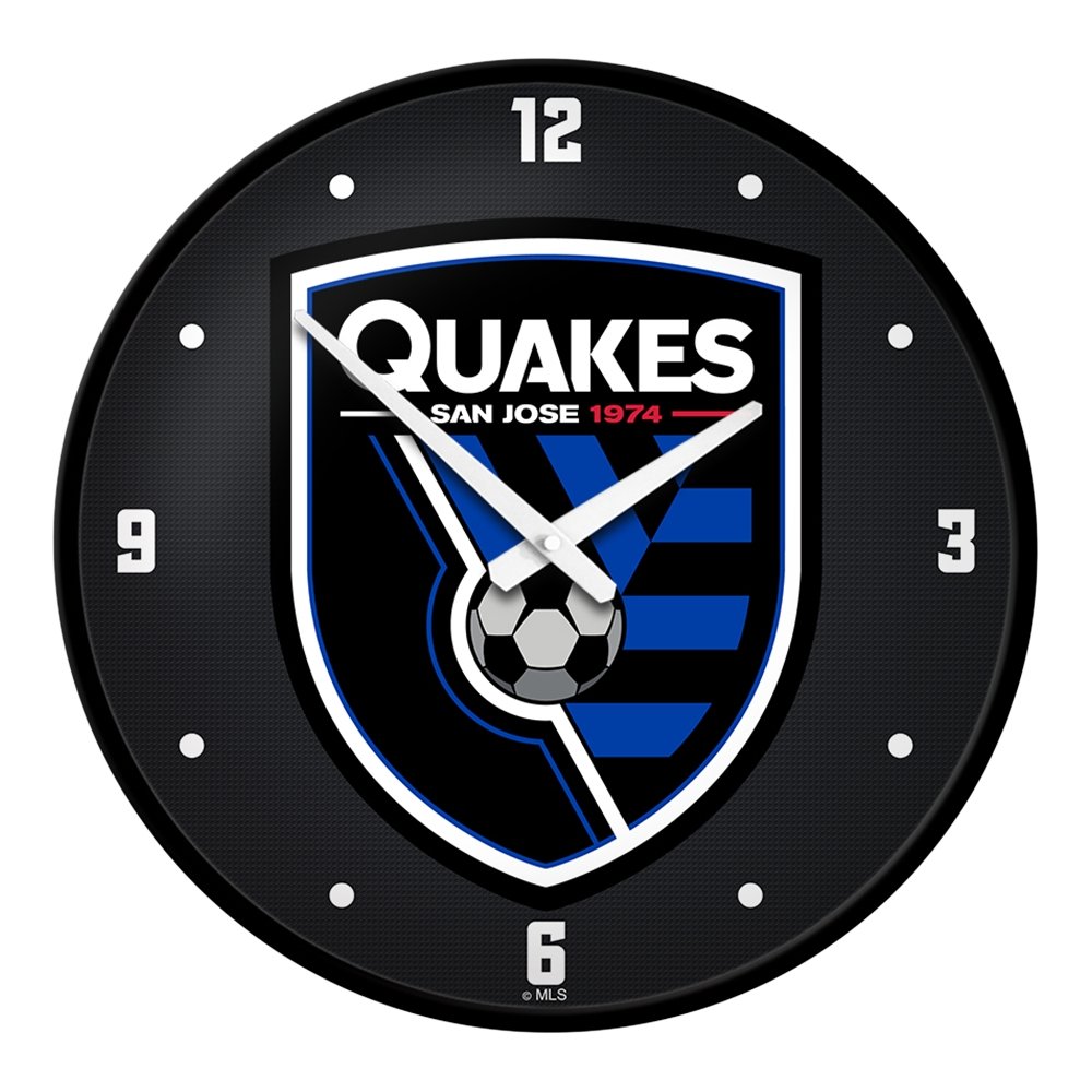 San Jose Earthquakes: Modern Disc Wall Clock - The Fan-Brand