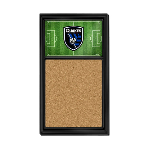 San Jose Earthquakes: Pitch - Cork Note Board - The Fan-Brand