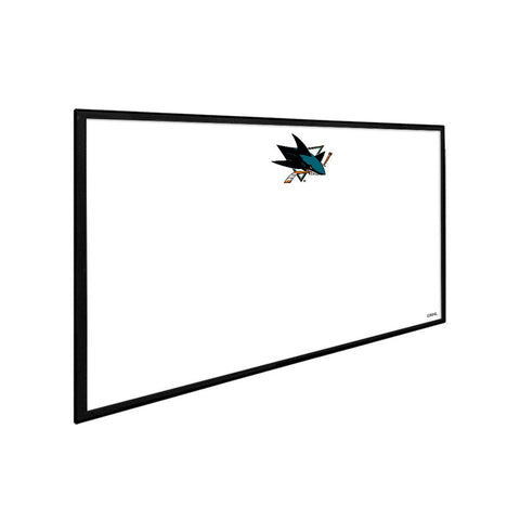 San Jose Sharks: Framed Dry Erase Wall Sign - The Fan-Brand