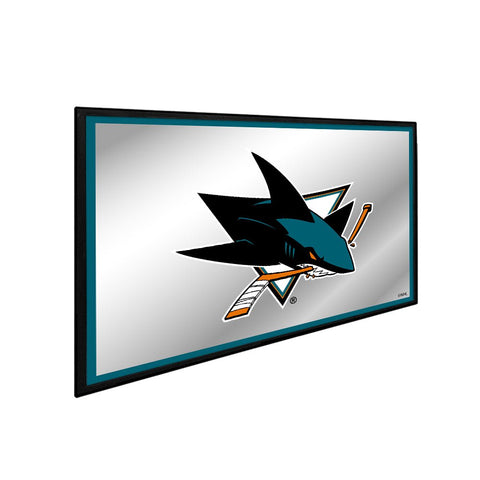 San Jose Sharks: Framed Mirrored Wall Sign - The Fan-Brand