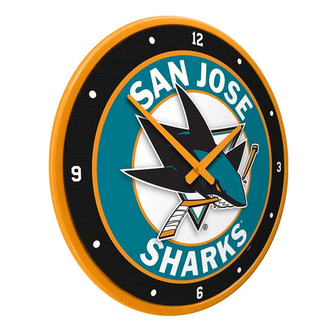 San Jose Sharks: Modern Disc Wall Clock - The Fan-Brand