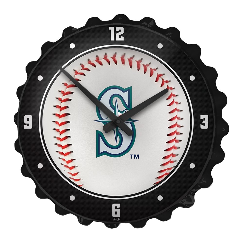 Seattle Mariners: Baseball - Bottle Cap Wall Clock - The Fan-Brand