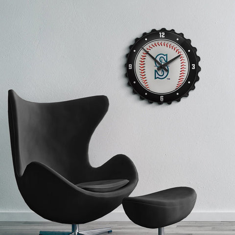 Seattle Mariners: Baseball - Bottle Cap Wall Clock - The Fan-Brand