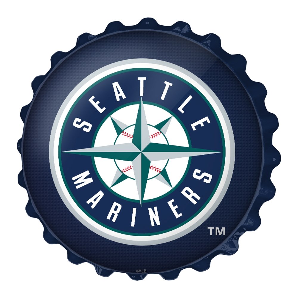 Seattle Mariners: Bottle Cap Wall Sign - The Fan-Brand