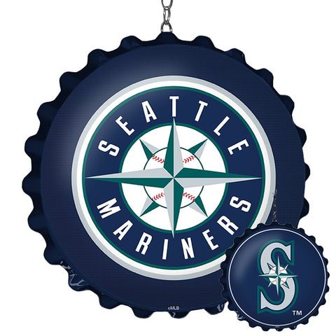 Seattle Mariners: Double-Sided Bottle Cap Dangler - The Fan-Brand