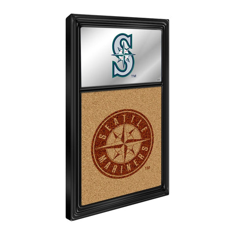 Seattle Mariners: Dual Logo - Mirrored Dry Erase Note Board - The Fan-Brand
