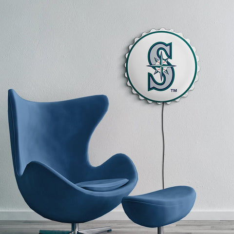 Seattle Mariners: Logo - Bottle Cap Wall Light - The Fan-Brand