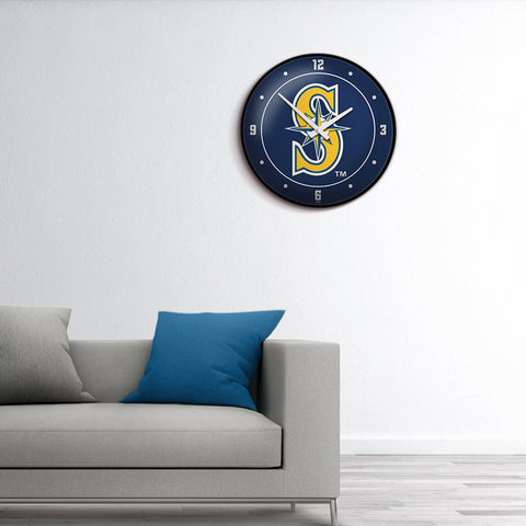 Seattle Mariners: Logo - Modern Disc Wall Clock - The Fan-Brand