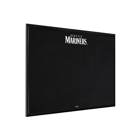 Seattle Mariners: Wordmark - Framed Chalkboard - The Fan-Brand