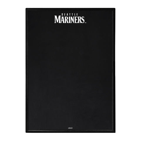 Seattle Mariners: Wordmark - Framed Chalkboard - The Fan-Brand
