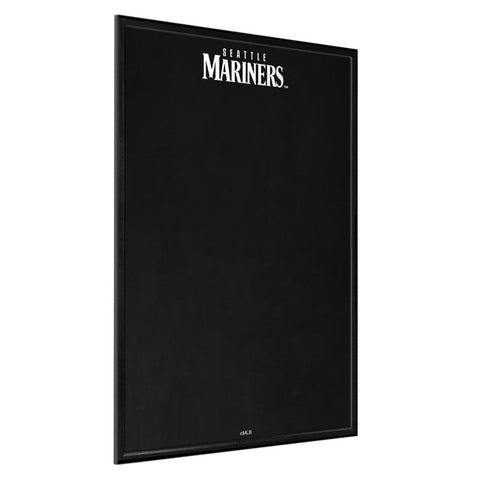 Seattle Mariners: Wordmark - Framed Chalkboard - The Fan-Brand