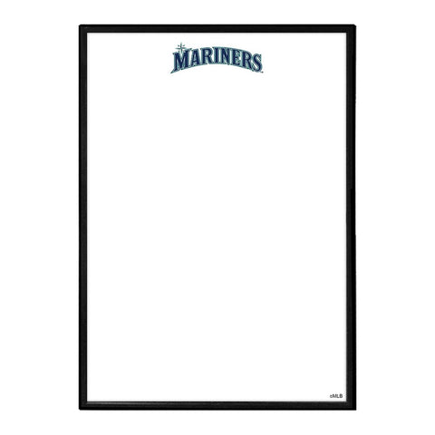 Seattle Mariners: Wordmark - Framed Dry Erase Wall Sign - The Fan-Brand
