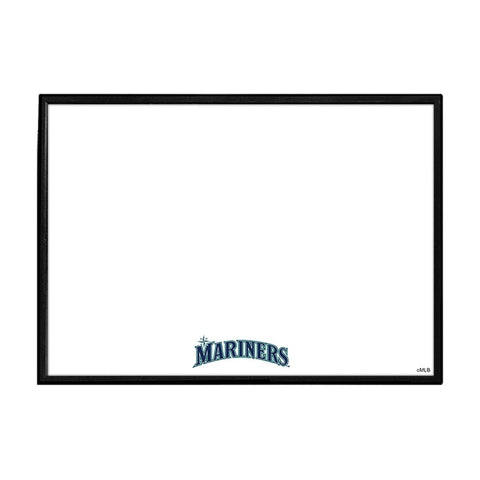 Seattle Mariners: Wordmark - Framed Dry Erase Wall Sign - The Fan-Brand