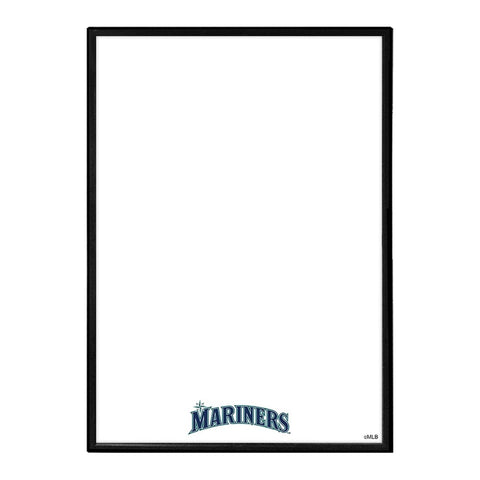 Seattle Mariners: Wordmark - Framed Dry Erase Wall Sign - The Fan-Brand