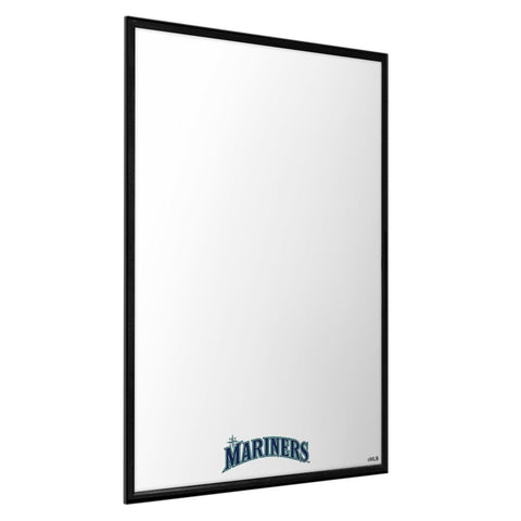 Seattle Mariners: Wordmark - Framed Dry Erase Wall Sign - The Fan-Brand