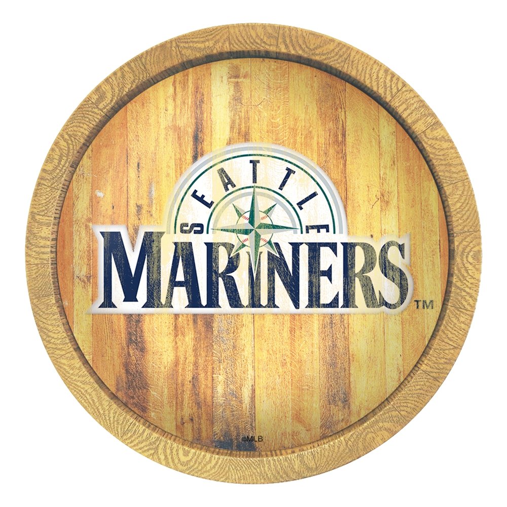 Seattle Mariners: Wordmark - Weathered 