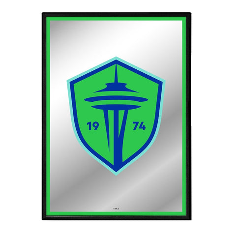 Seattle Sounders: Framed Mirrored Wall Sign - The Fan-Brand