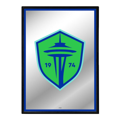 Seattle Sounders: Framed Mirrored Wall Sign - The Fan-Brand