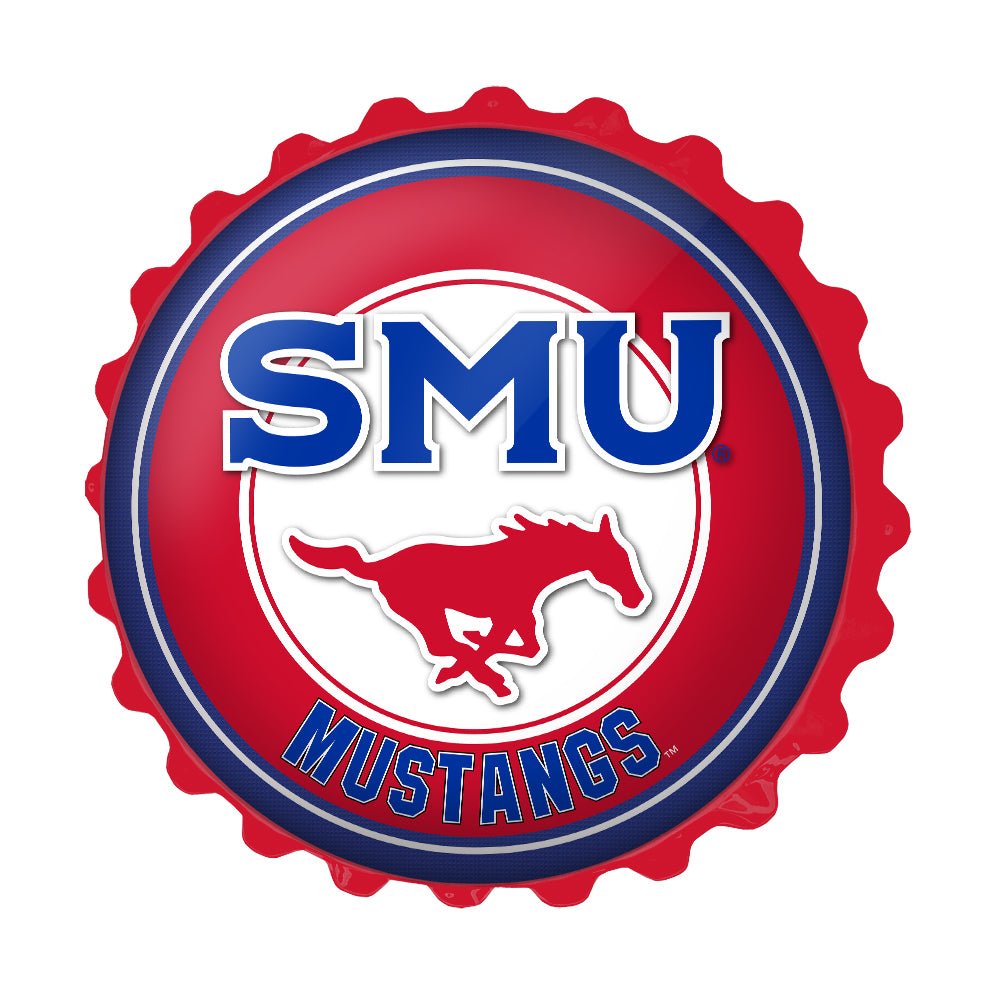 SMU Mustangs: Bottle Cap Wall Sign - The Fan-Brand