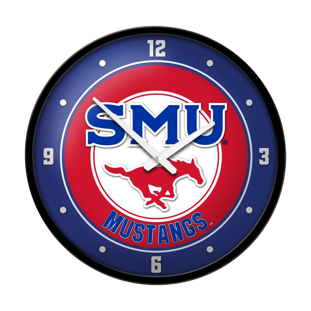 SMU Mustangs: Modern Disc Wall Clock - The Fan-Brand
