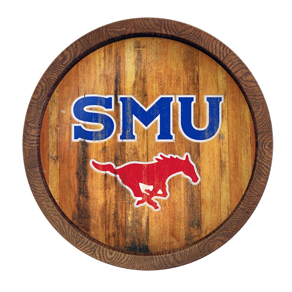 SMU Mustangs: SMU - Weathered 