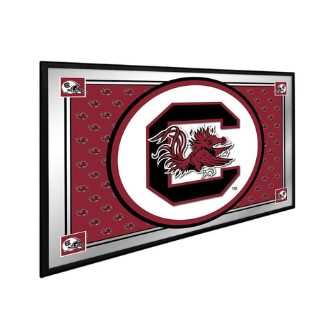 South Carolina Gamecocks: Team Spirit - Framed Mirrored Wall Sign - The Fan-Brand