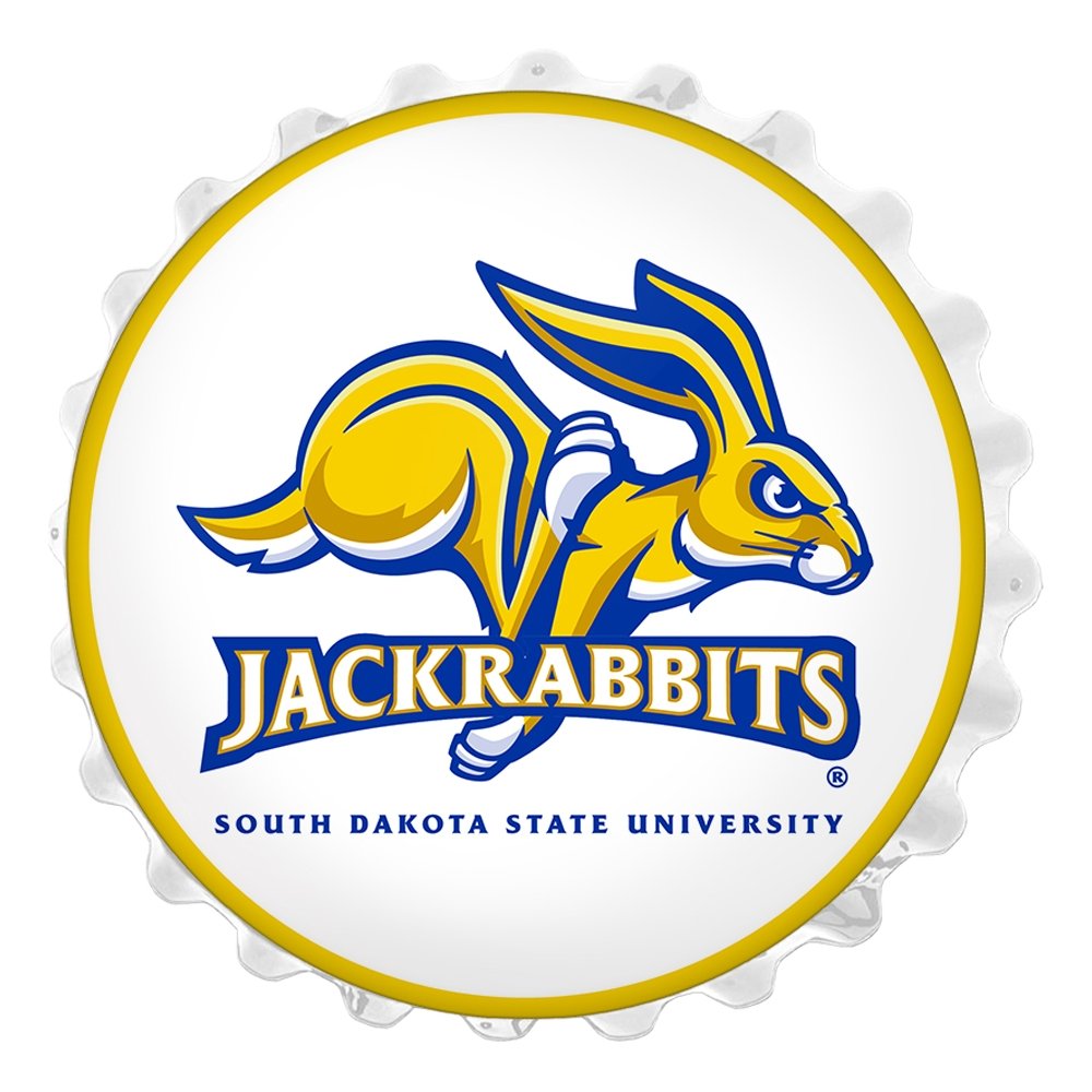 South Dakota State Jackrabbits: Bottle Cap Wall Light - The Fan-Brand