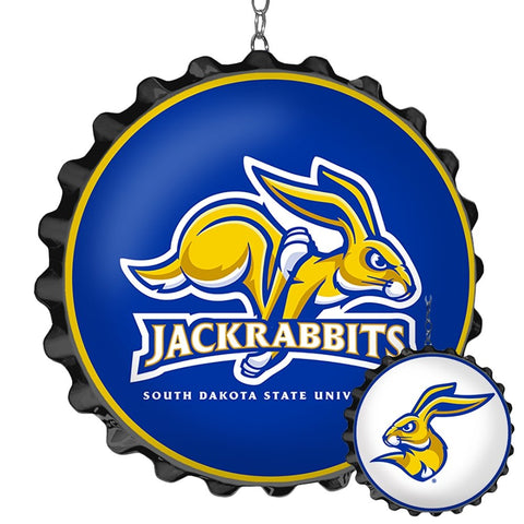 South Dakota State Jackrabbits: Double-Sided Bottle Cap Dangler - The Fan-Brand