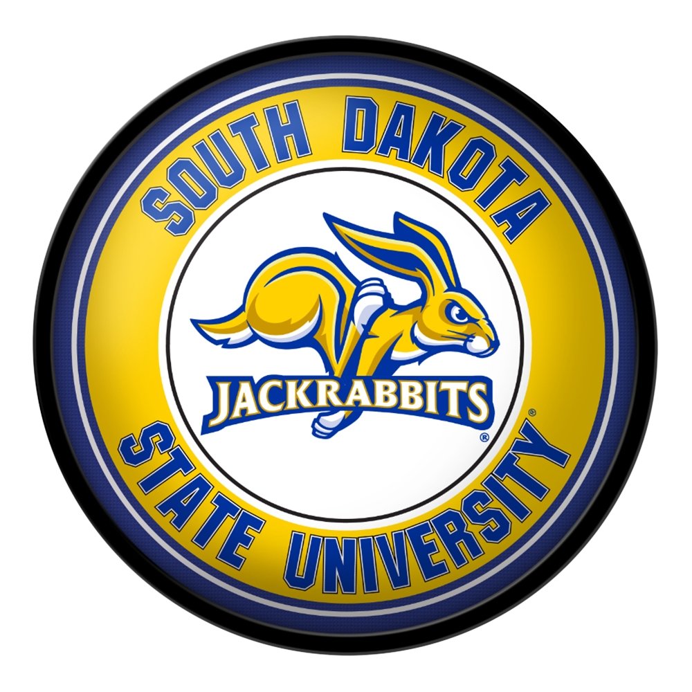 South Dakota State Jackrabbits: Modern Disc Wall Sign - The Fan-Brand
