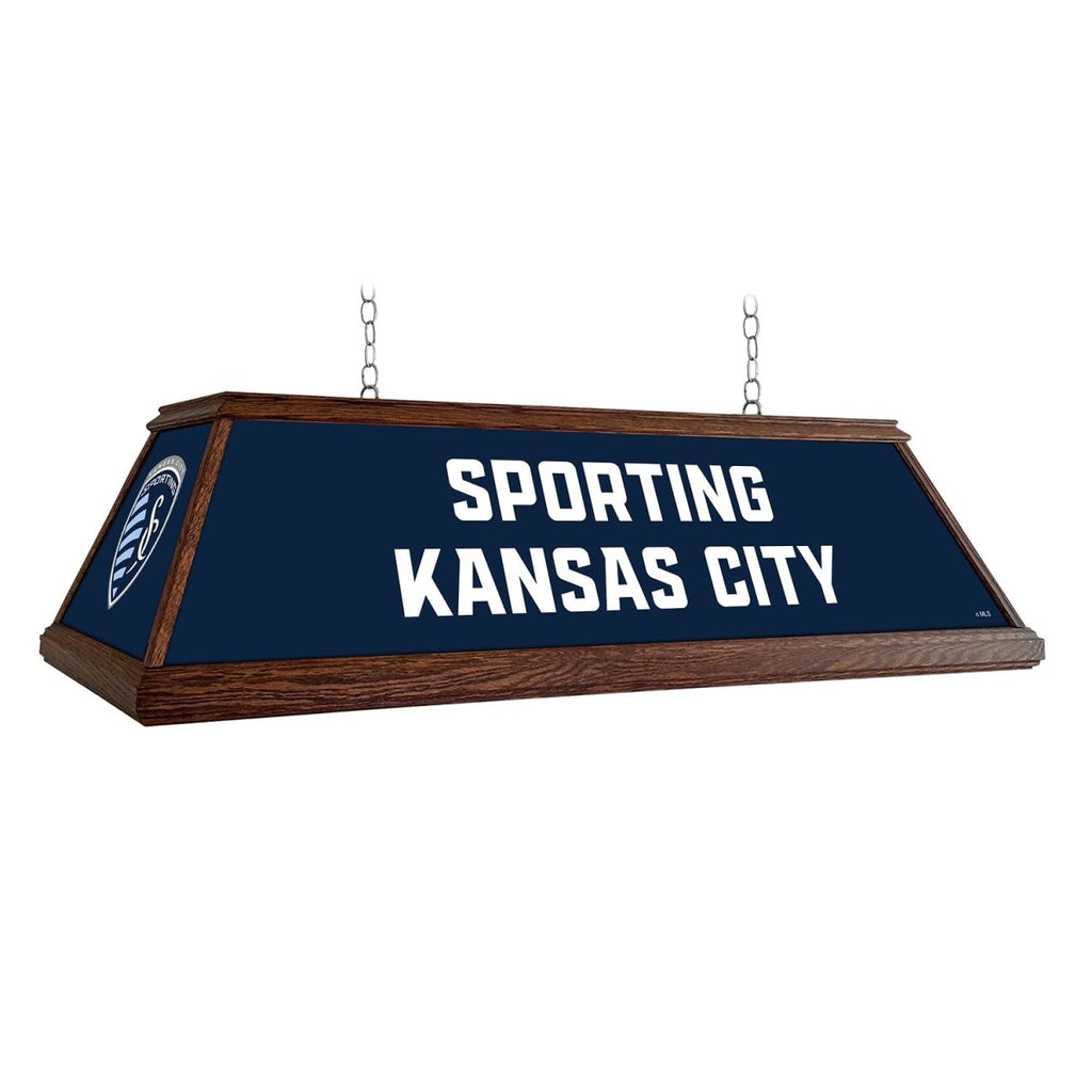Sporting Kansas City: Premium Wood Pool Table Light - The Fan-Brand