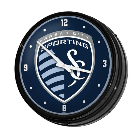 Sporting Kansas City: Retro Lighted Wall Clock - The Fan-Brand