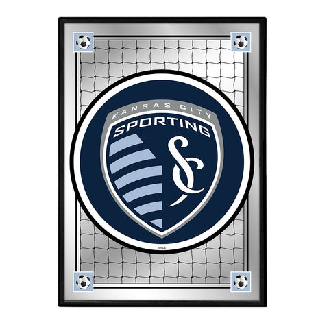 Sporting Kansas City: Team Spirit - Framed Mirrored Wall Sign - The Fan-Brand