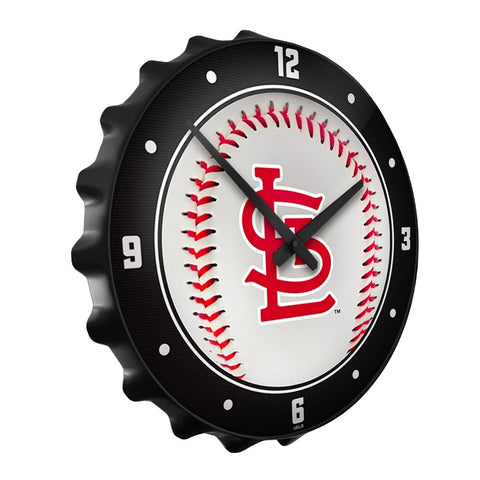 St. Louis Cardinals: Baseball - Bottle Cap Wall Clock - The Fan-Brand