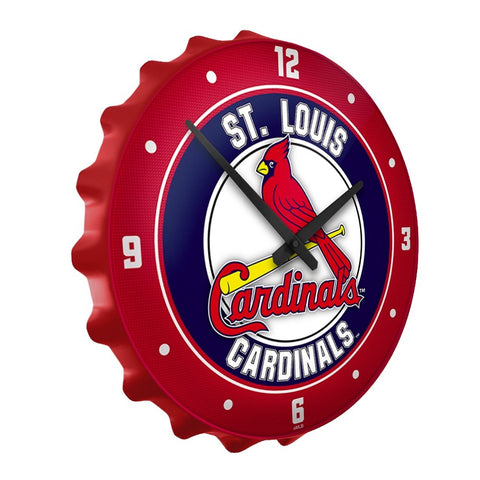 St. Louis Cardinals: Bottle Cap Wall Clock - The Fan-Brand