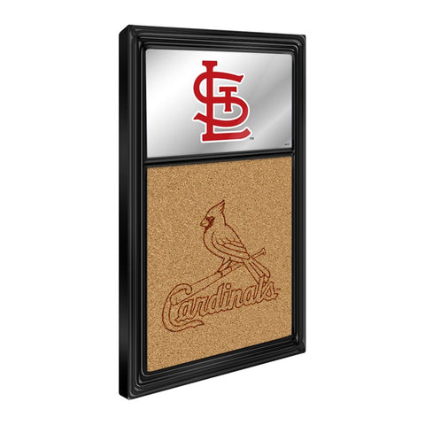 St. Louis Cardinals: Dual Logo - Mirrored Dry Erase Note Board - The Fan-Brand