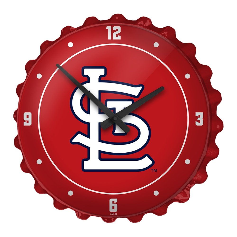 St. Louis Cardinals: Logo - Bottle Cap Wall Clock - The Fan-Brand
