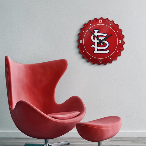 St. Louis Cardinals: Logo - Bottle Cap Wall Clock - The Fan-Brand