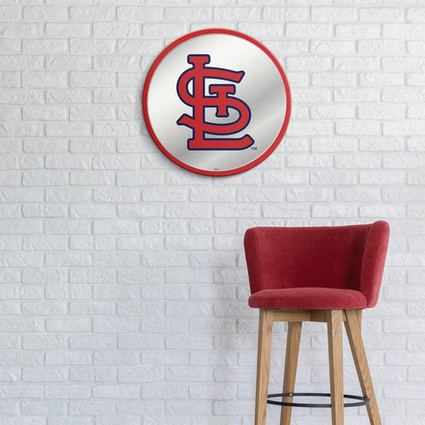St. Louis Cardinals: Logo - Modern Disc Mirrored Wall Sign - The Fan-Brand