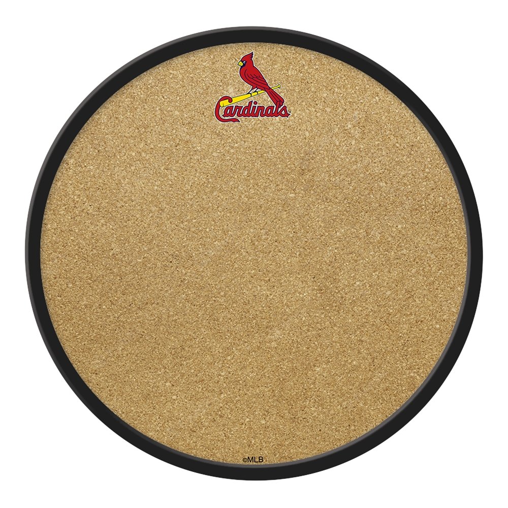 St. Louis Cardinals: Modern Disc Cork Board - The Fan-Brand