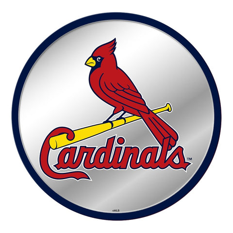 St. Louis Cardinals: Modern Disc Mirrored Wall Sign - The Fan-Brand