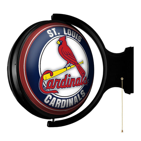 St. Louis Cardinals: Original Round Rotating Lighted Wall Sign - The Fan-Brand