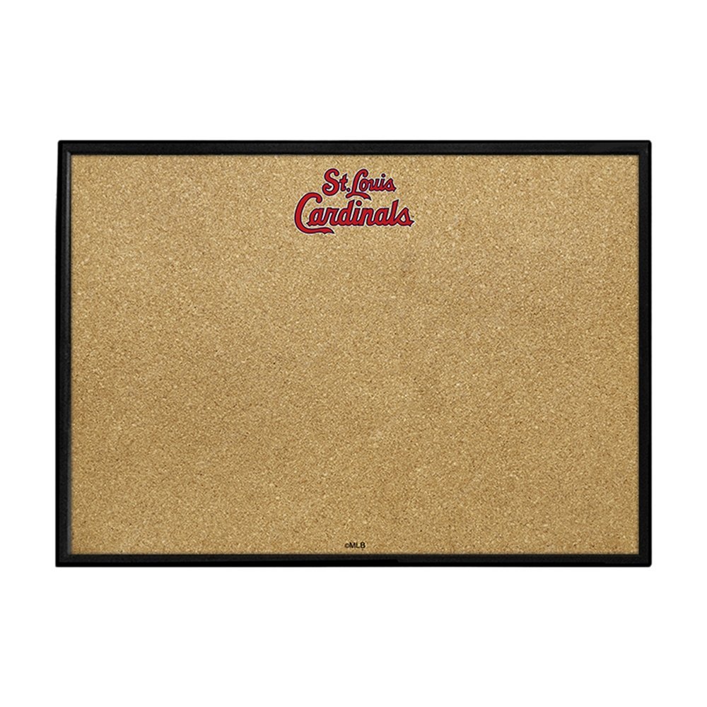 St. Louis Cardinals: Wordmark - Framed Corkboard - The Fan-Brand