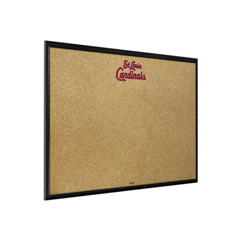 St. Louis Cardinals: Wordmark - Framed Corkboard - The Fan-Brand
