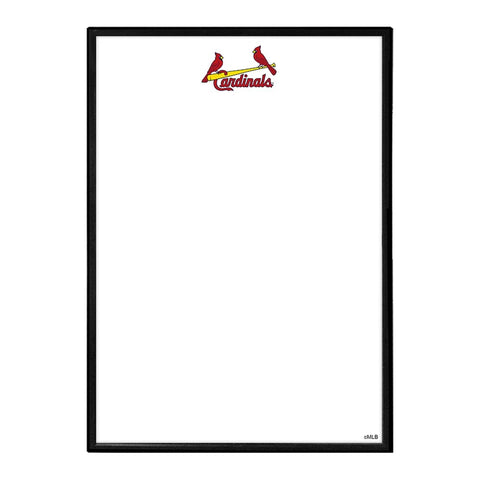 St. Louis Cardinals: Wordmark - Framed Dry Erase Wall Sign - The Fan-Brand