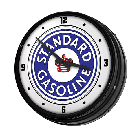 Standard: Red Crown - Retro Lighted Wall Clock - The Fan-Brand
